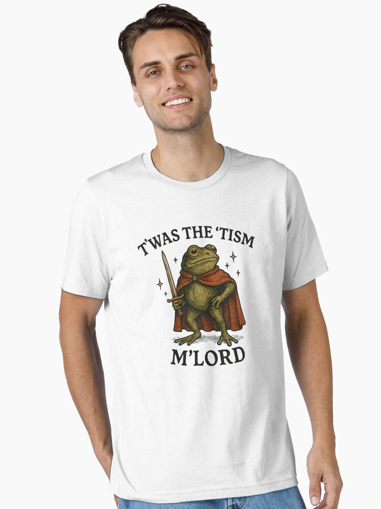 Twas The Tism Frog Wizard Essential T-shirt | Trendy Graphic Tee | Casual Unisex T-shirt