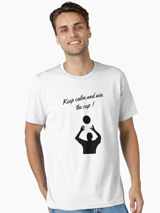 Keep Calm And Win The Cup Essential T-shirt | Premium Basketball Jersey | Fan Edition Apparel
