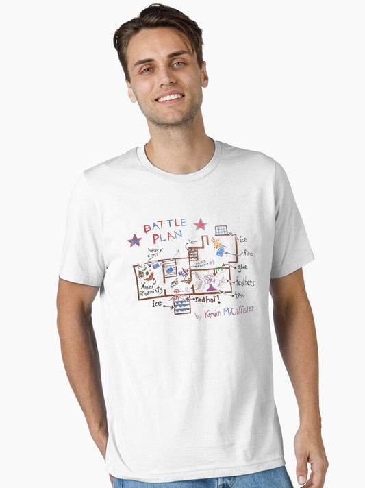 Home Alone Kevins Battle Plan Essential TShirt T-Shirt | Holiday Edition | Great For Christmas Season