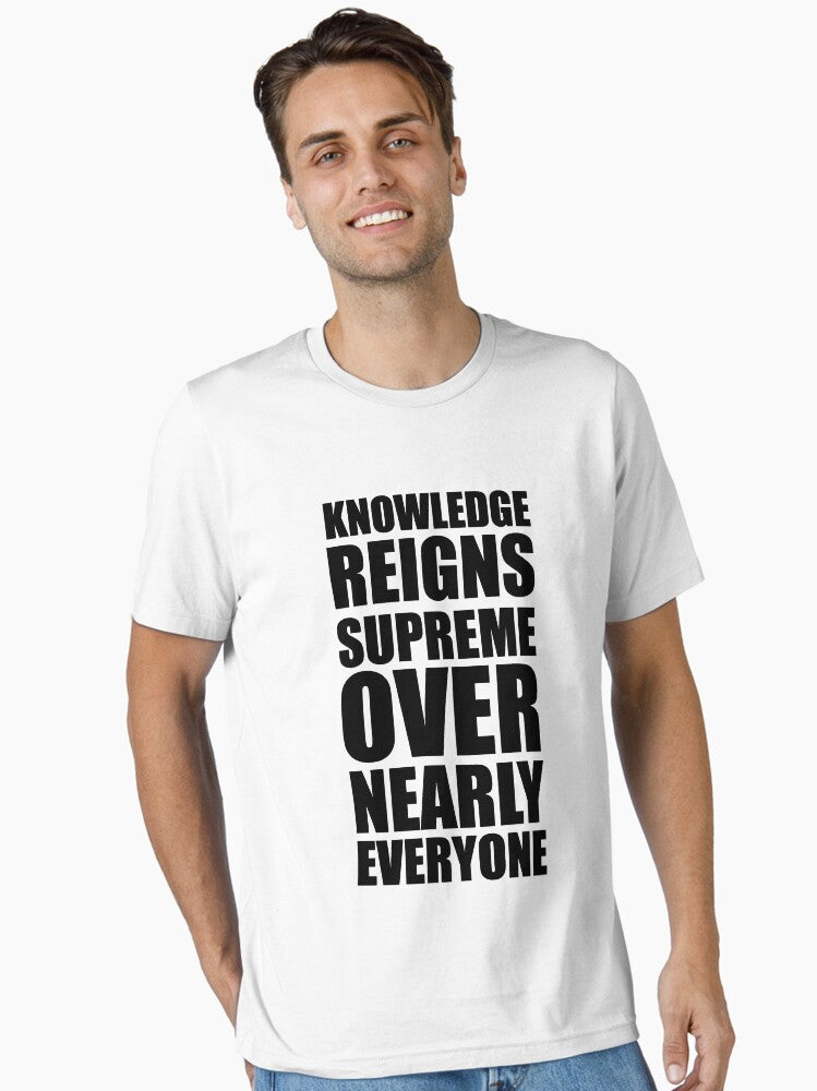 KRS ONE - KNOWLEDGE - BLACK Essential T-Shirt T-Shirt | Viral Style | Perfect For Daily Wear