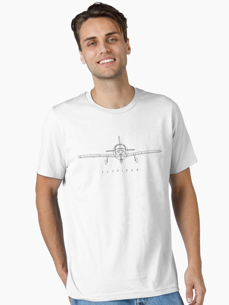 Fly Piper Classic Essential T-shirt | Trendy Graphic Tee | Casual Unisex T-shirt