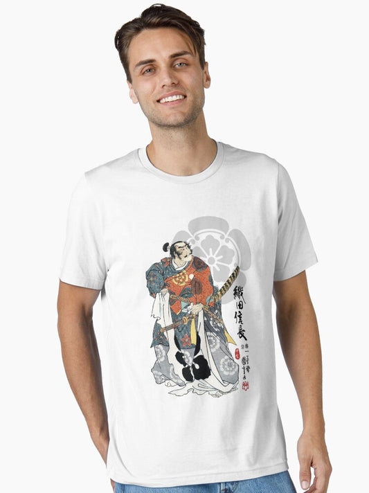 Oda Nobunaga Ukiyo-e Essential T-shirt | Trendy Graphic Tee | Casual Unisex T-shirt