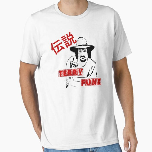 Terry Funk Japanese Design Tribute Essential T-Shirt for Sale by IrishWhipMedia