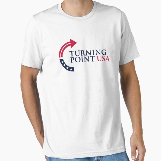 Turning Point USA Charlie Kirk  Essential T-Shirt for Sale by JaquelinDach