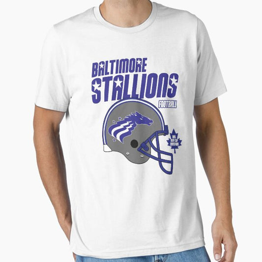 Baltimore Stallions Football Essential T-Shirt for Sale by TeeArcade84
