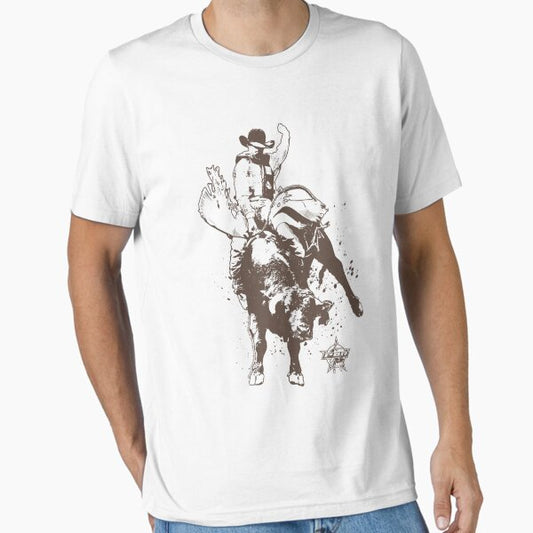 Professional Bull Riders Cowboy Majestic Riding PBR Logo Essential T-Shirt for Sale by Chic-Astral-Ca