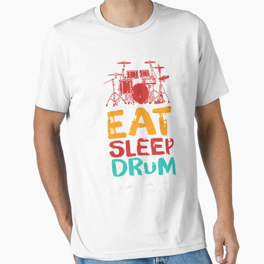 Eat sleep drum repeat v2 Essential T-Shirt for Sale by mwebba2005