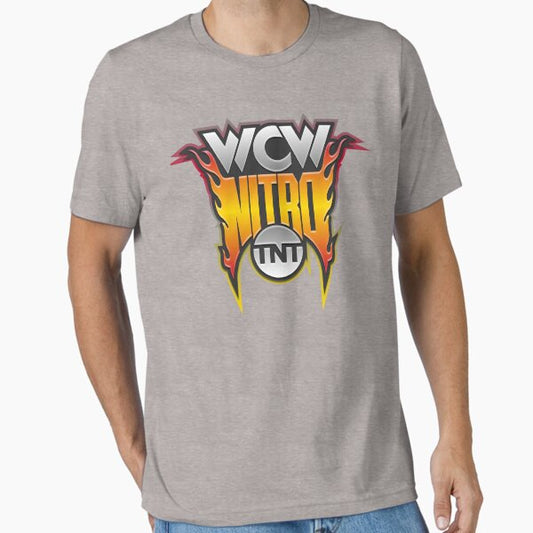 Oldshool world championship wrestling logo Essential T-Shirt for Sale by IrishWhipMedia