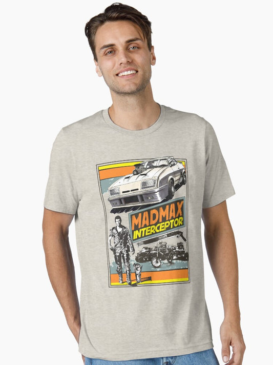Mad Max V8 Interceptor Essential T-shirt | Trendy Graphic Tee | Casual Unisex T-shirt