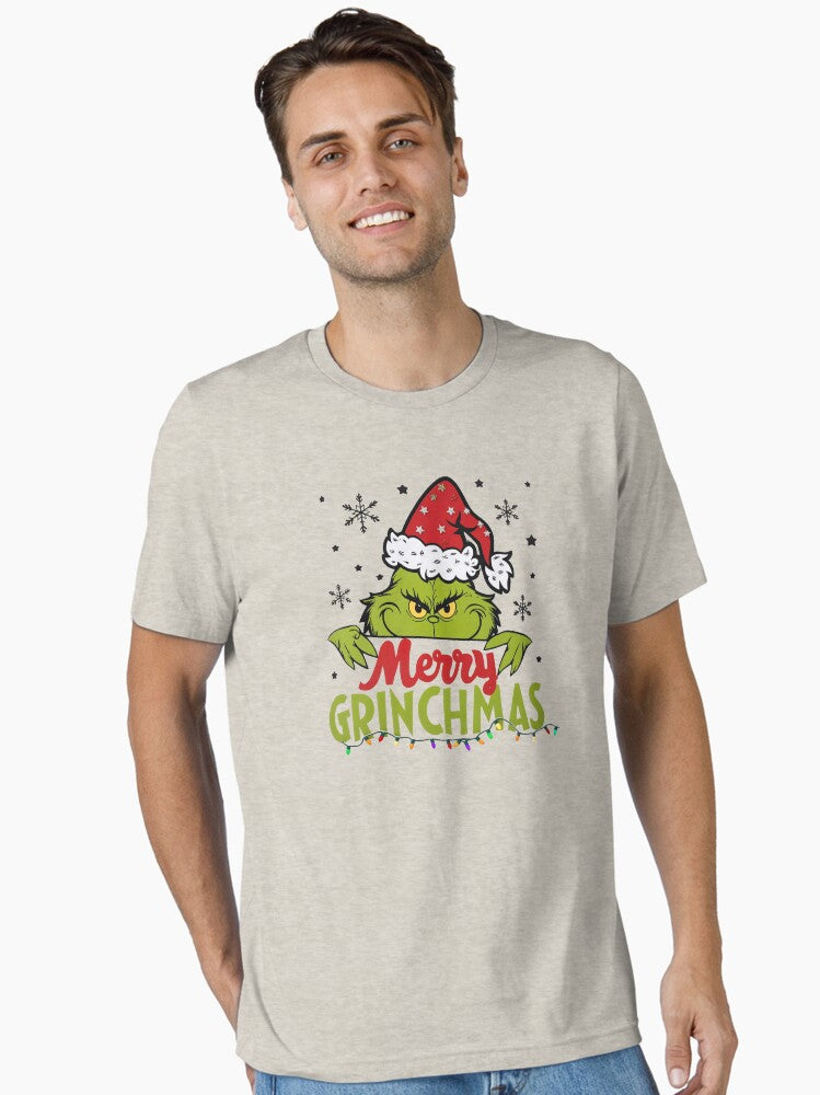 Merry Grinchmas TShirt Essential TShirt T-Shirt | Premium Graphic | Trending Festive Apparel