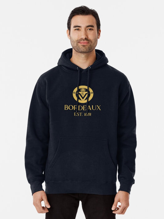 Bordeaux Gold 2 Pullover Hoodie