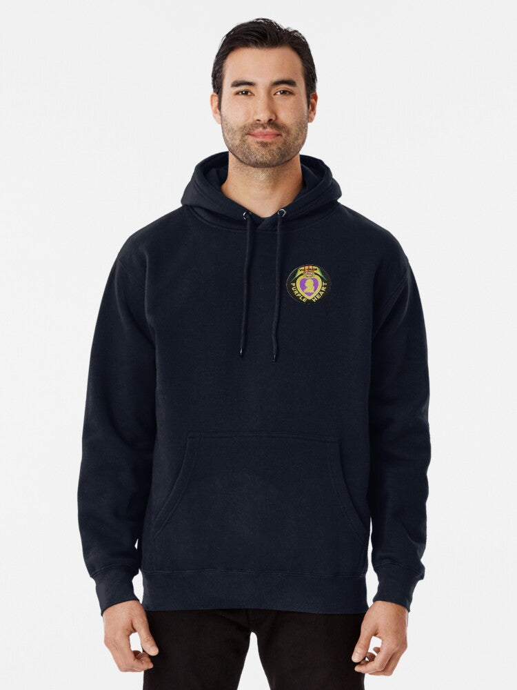 Vietnam Purple Heart Pullover Hoodie