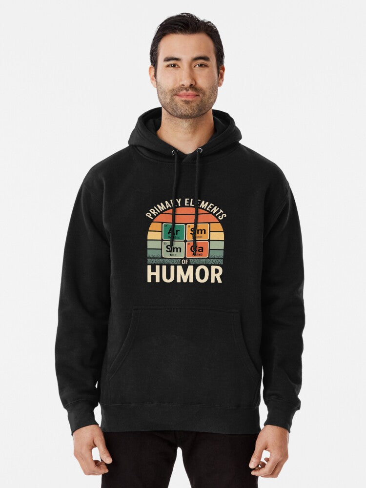 Sarcasm Elements of Humor Periodically Science Teach Pullover Hoodie