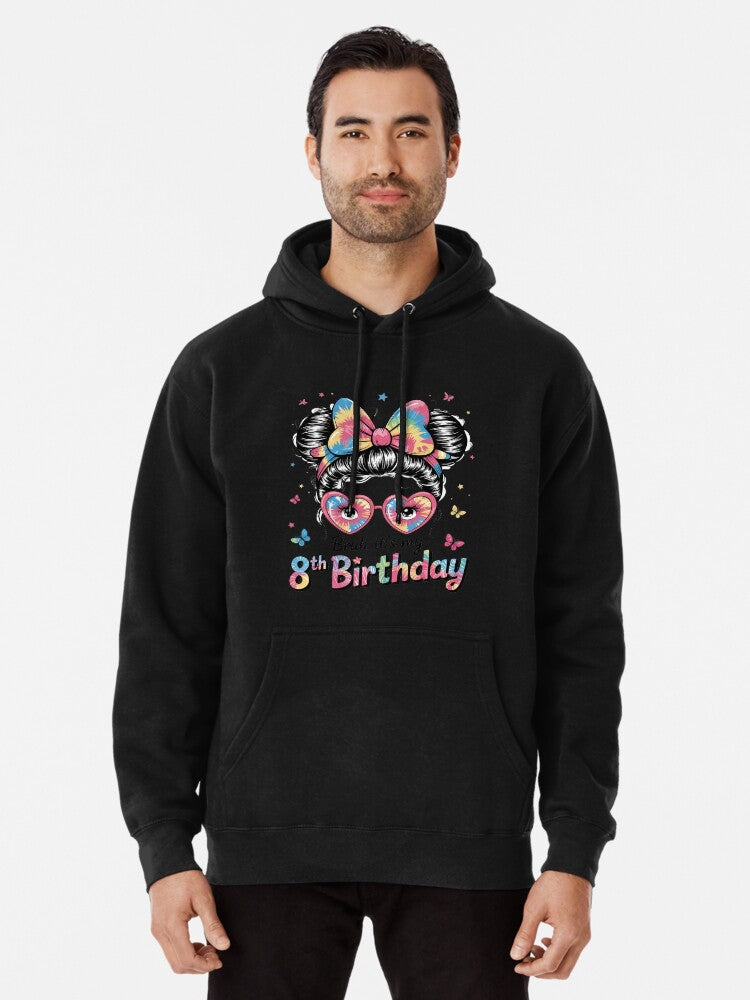 Bruh It's My 8th Birthday Girl eight 8 Years Old Birthday Pullover Hoodie