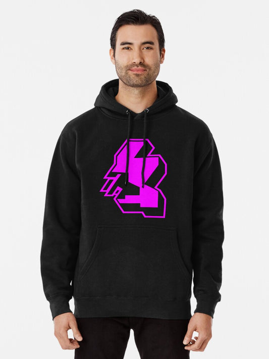 Strathclyde (Pink Print) Pullover Hoodie