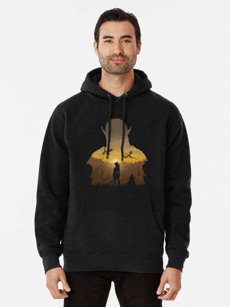 Baldurs Gate 3 - Lae'Zel *Negative Illusion* Pullover Hoodie