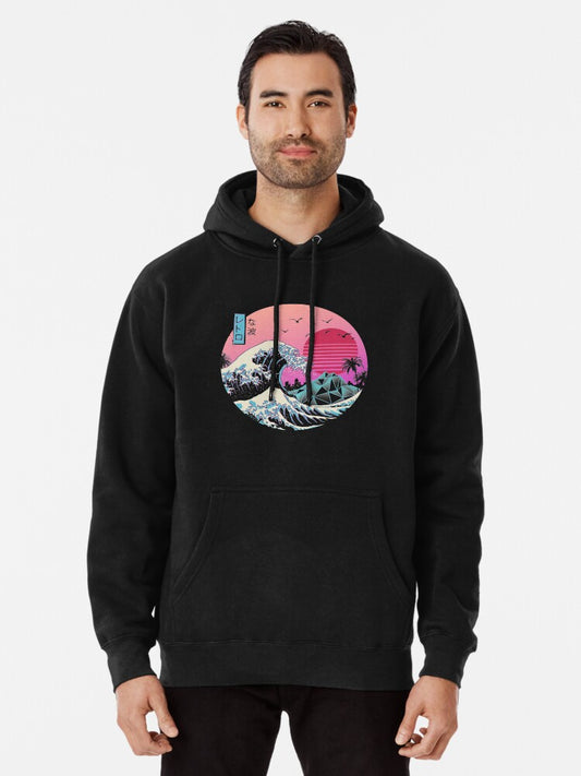 The Great Retro Wave Pullover Hoodie