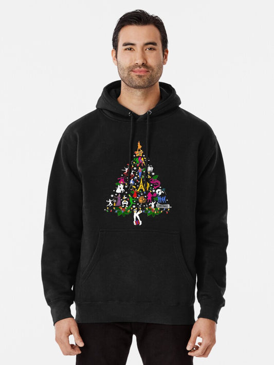 Ugly Broadway Christmas Tree Pullover Hoodie