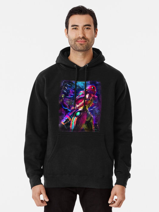 Samus Aran Metroid Pullover Hoodie