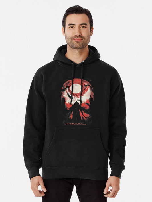 And so the Nightly Hunt begins Pullover Hoodie