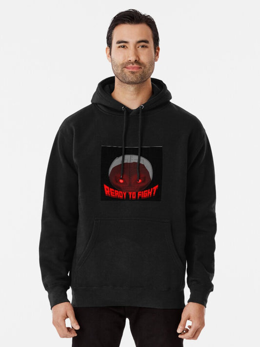 Combat Robot Ready to Fight Pullover Hoodie