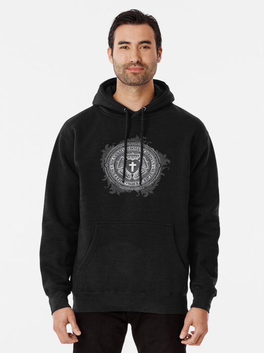 Luther Rose Christian Luther Seal Pullover Hoodie
