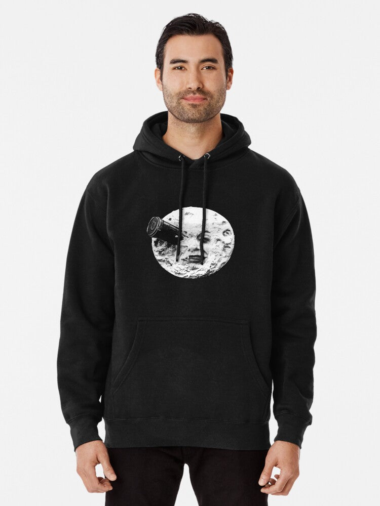 A Trip to the Moon (Le Voyage Dans La Lune) - face only Pullover Hoodie