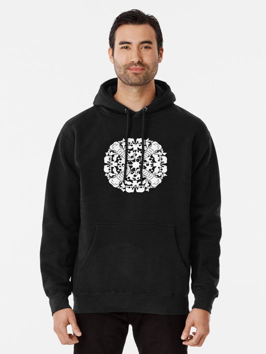 Asian Elephant ZOOFLAKE Pullover Hoodie