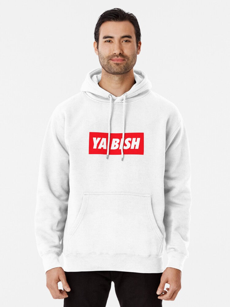 Ya Bish Typography Pullover Hoodie