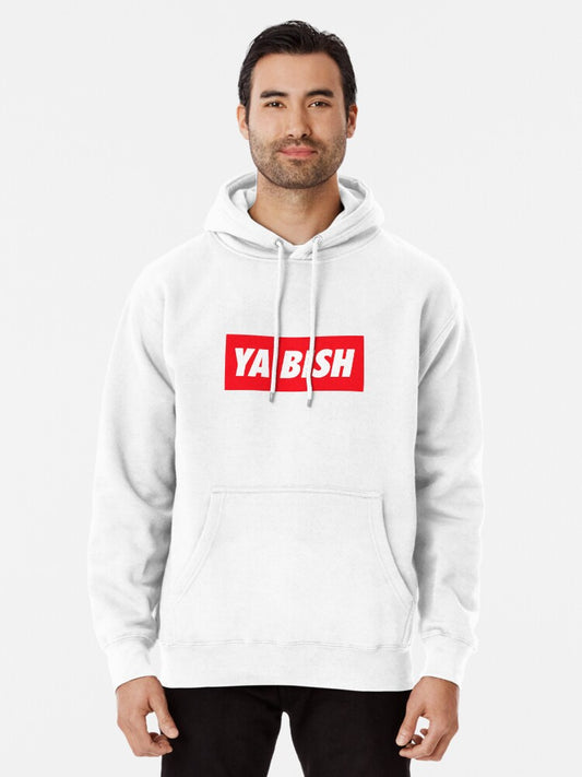 Ya Bish Typography Pullover Hoodie