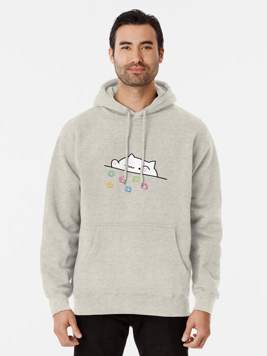 Dice Cat DnD Pullover Hoodie