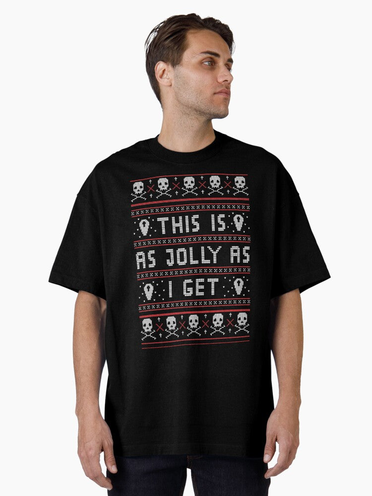Emo Gothic Ugly Christmas Sweater Oversized TShirt T-Shirt | Best-Selling Design | Perfect For Daily Wear