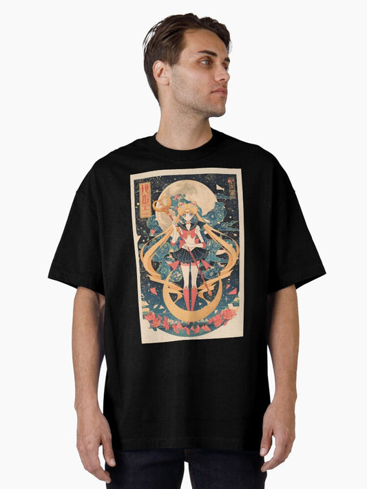 Moon Princess Battle Warrior Oversized T-shirt | Premium Basketball Jersey | Fan Edition Apparel