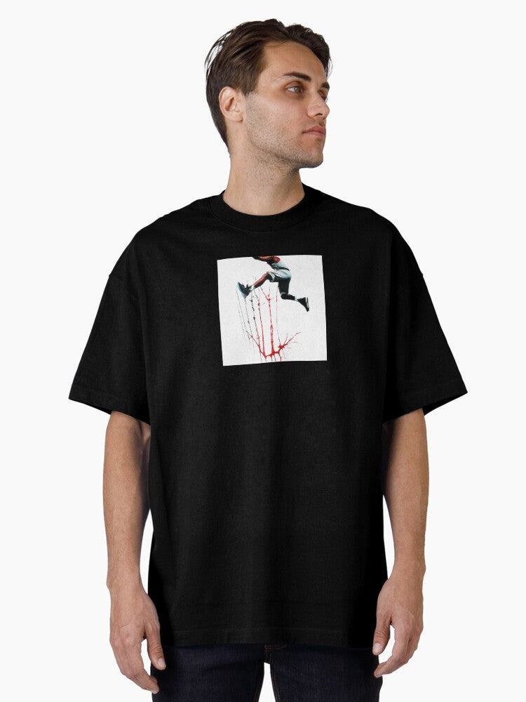 Jordan Bounce Drip Oversized T-shirt | Trendy Graphic Tee | Casual Unisex T-shirt