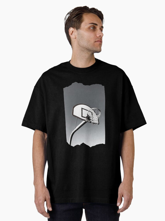 Basketball Hoop Basketball Fan Oversized T-shirt | Premium Basketball Jersey | Fan Edition Apparel