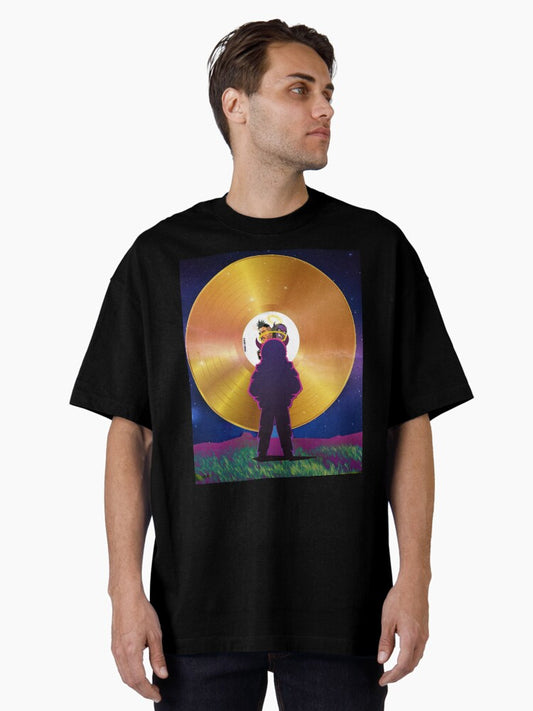 Tha Supreme Tribute Design Bloody Vinyl 3 Oversized T-Shirt T-Shirt | Trending Design | Trending Now