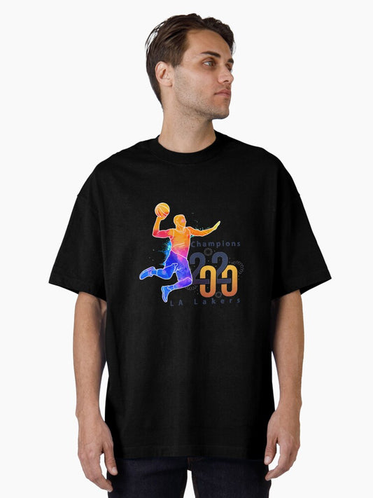 Los Angeles Lakers Championship 2020 3 Oversized T-shirt | Trendy Graphic Tee | Casual Unisex T-shirt