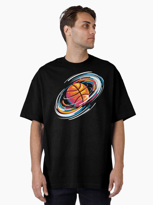 Magic Basketball Ball Oversized T-shirt | Premium Basketball Jersey | Fan Edition Apparel
