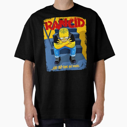 Rancid E Surgem os Lobos! T-Shirt - Authentic Punk Rock Oversized T-Shirt for Sale by MacacoRato