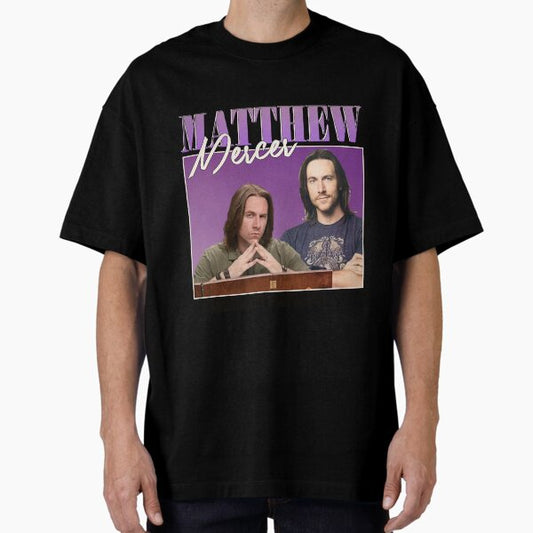 Matthew Mercer Homage Tee Oversized T-Shirt for Sale by khalesxi