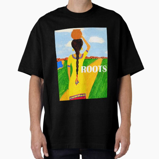 Roots Oversized T-Shirt for Sale by NishuTheArtist