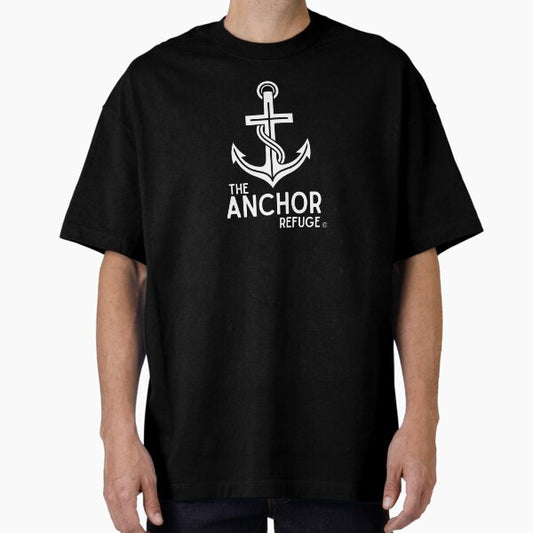 The Anchor Refuge Logo  Oversized T-Shirt for Sale by TheAnchorRefuge