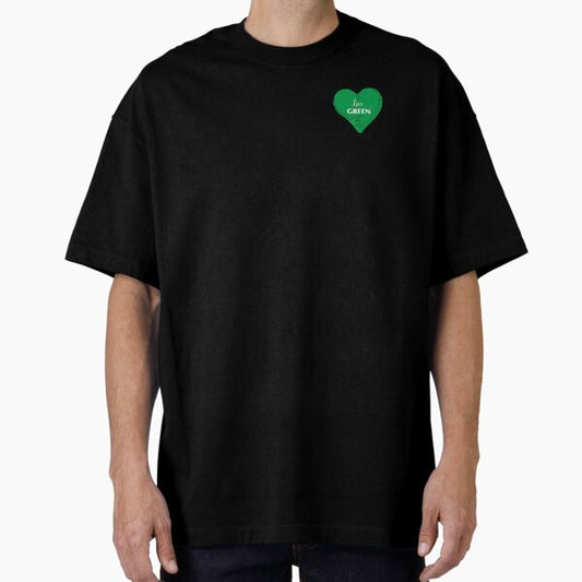 "Live green - Eco-Friendly design for sustainable lifestyle" Oversized T-Shirt for Sale by DrunkenTailor