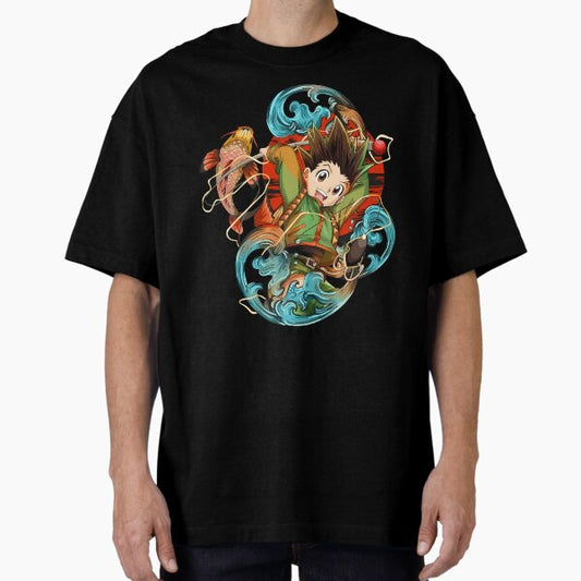 The Young Happy Hunter Oversized T-Shirt for Sale by lonsmug