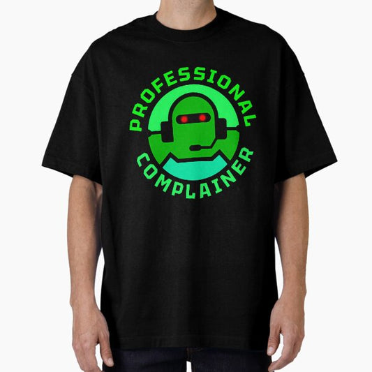 Professional Complainer Green Logo  Oversized T-Shirt for Sale by Rosalyislason