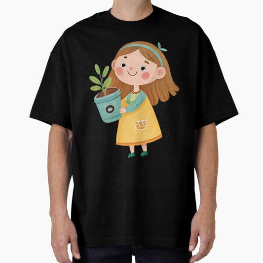 "A0837 Eco-Friendly & Sustainability Set" Oversized T-Shirt for Sale by angieart68