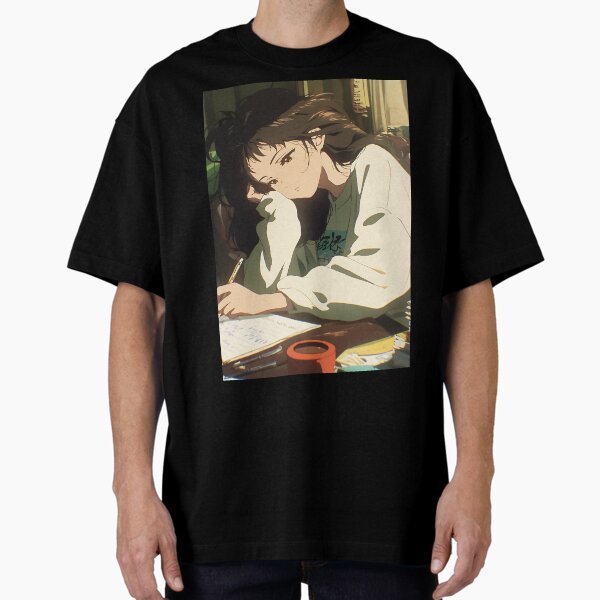 "Lofi Girl Study Session" Oversized T-Shirt for Sale by bapupa