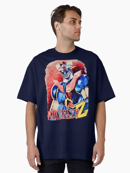 Mazinger Z Mighty Warrior Machine Oversized T-shirt | Premium Basketball Jersey | Fan Edition Apparel
