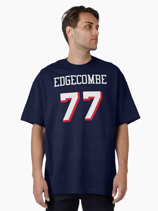 Vj Edgecombe 77 Sixers Oversized T-shirt | Trendy Graphic Tee | Casual Unisex T-shirt