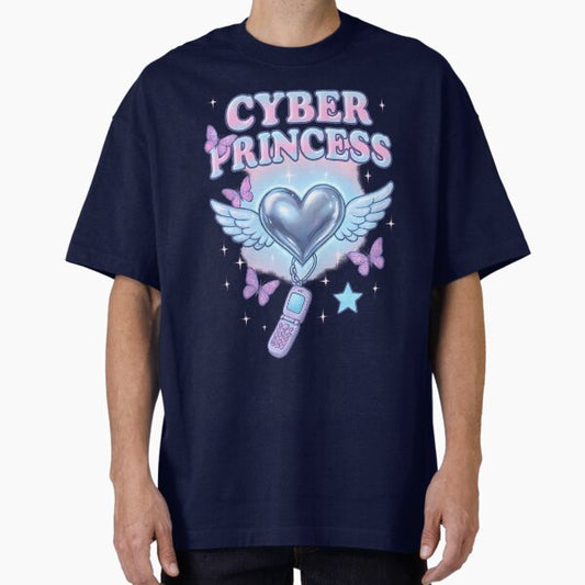Cyber Princess Oversized T-Shirt for Sale by rossouw